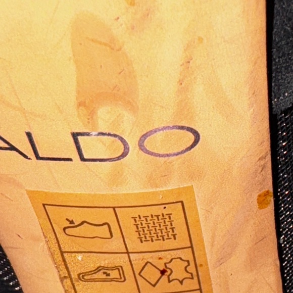 Aldo Allum mesh and velvet stiletto platform heels size 8.5 black - Picture 9 of 10